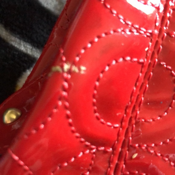 Coach red patent small purse - Picture 6 of 6